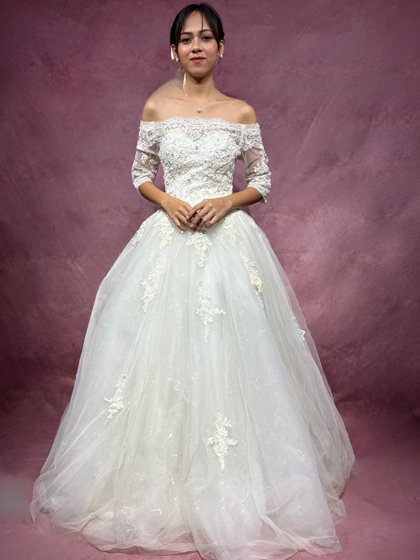 Nicolette A-Line Wedding Gown