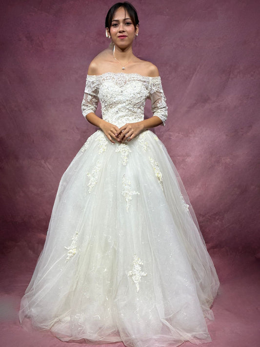 Nicolette A-Line Wedding Gown - ReBridal Wedding Dress