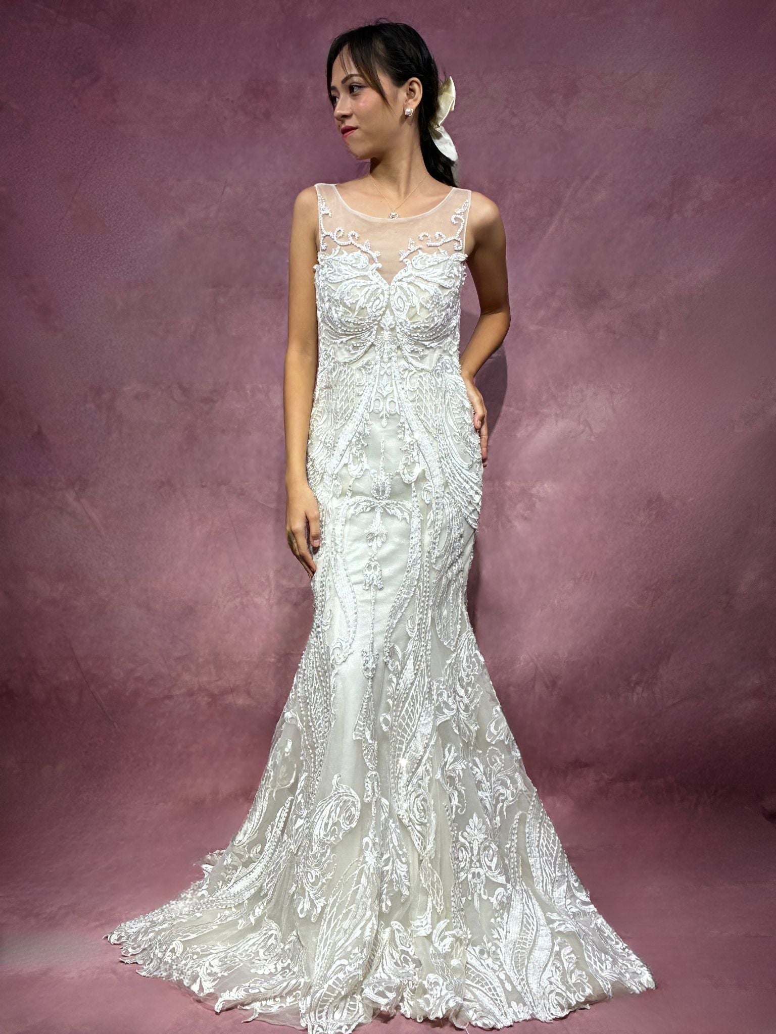 Noelle Fit & Flare Mermaid Wedding Dress - ReBridal Wedding Dress
