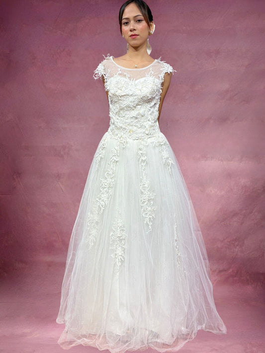 Mielleille A-Line Wedding Dress - ReBridal Wedding Dress