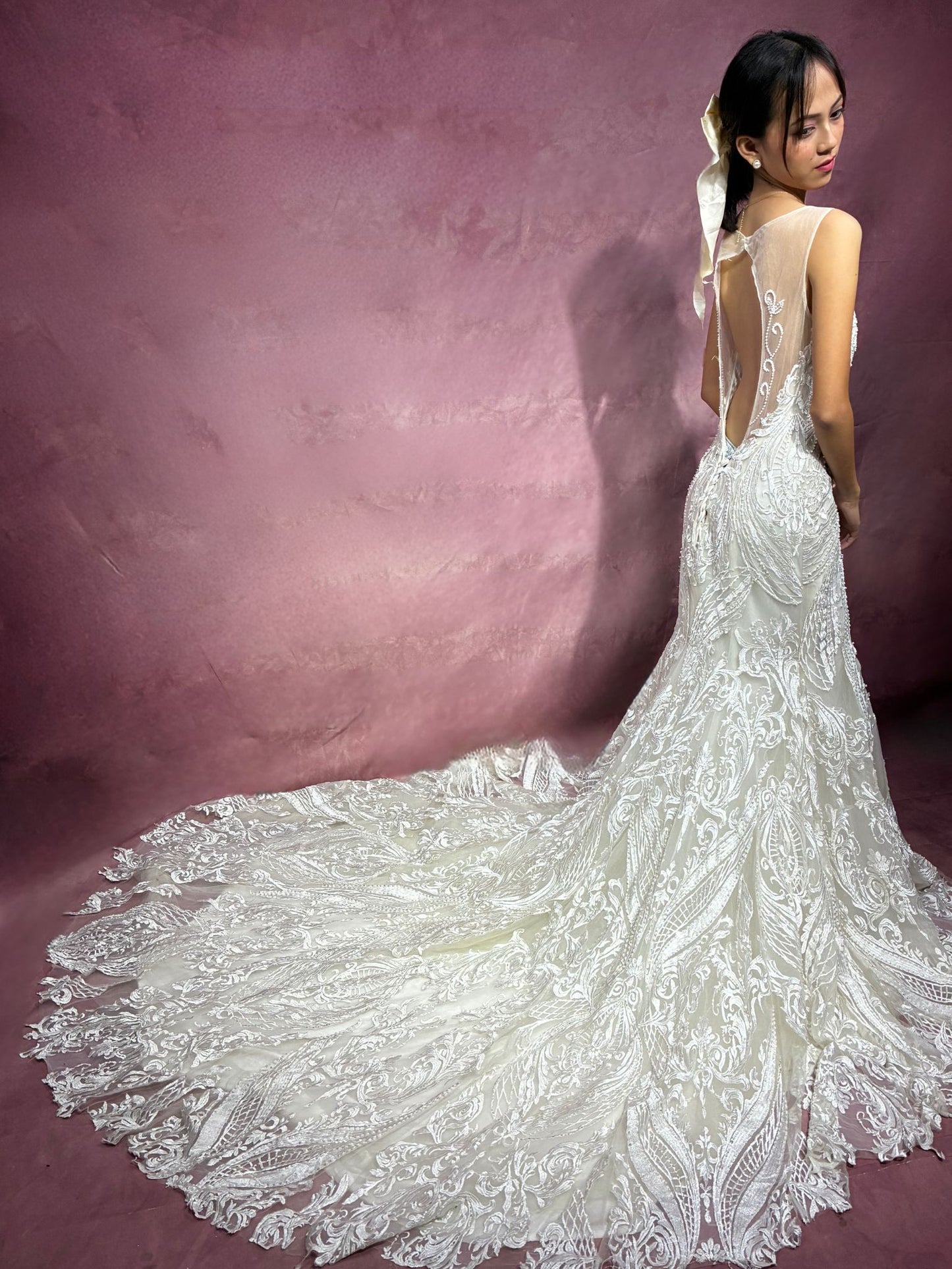 Noelle Fit & Flare Mermaid Wedding Dress