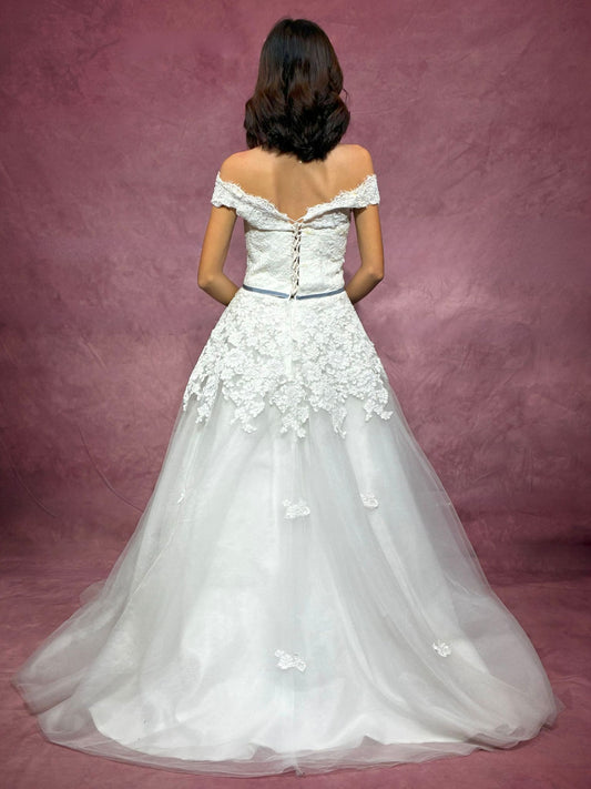 Aurelia A Line Wedding Dress - ReBridal Wedding Dress