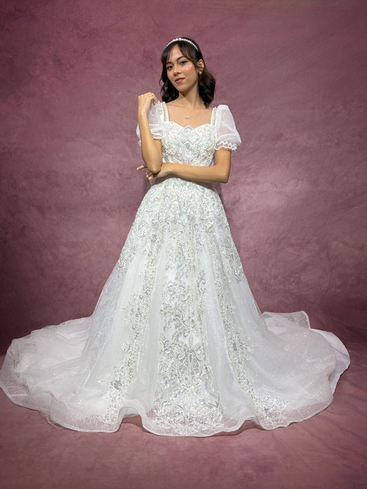 Azaria A Line Wedding Dress - ReBridal Wedding Dress