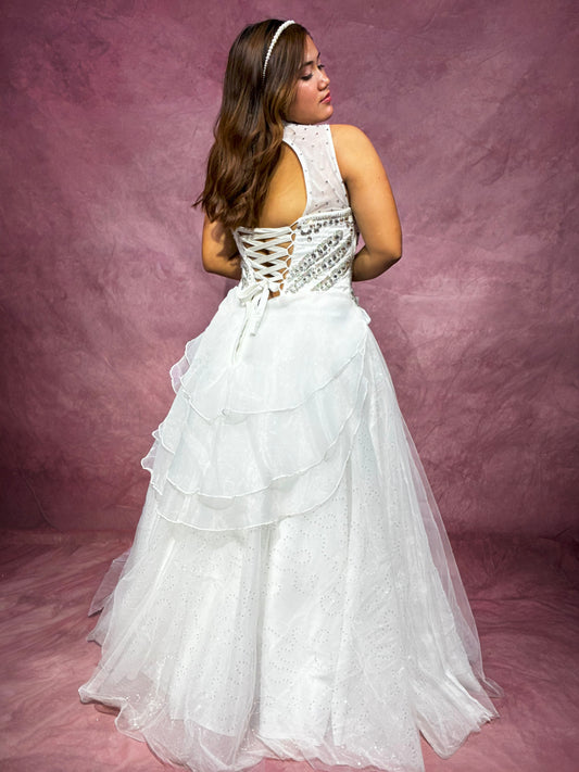 Elise A Line Wedding Dress - ReBridal Wedding Dress
