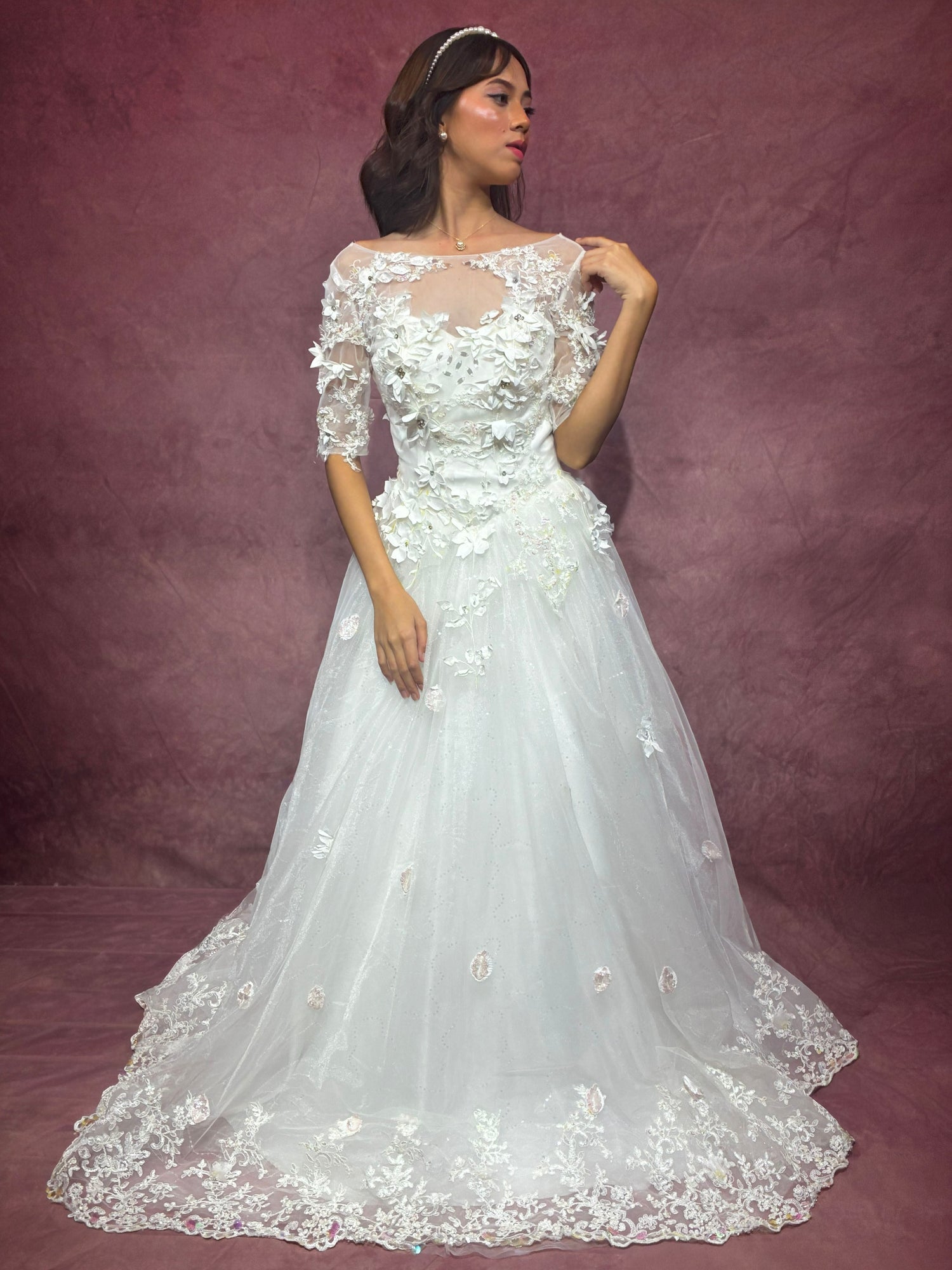 Alessia A-Line Wedding Dress - ReBridal Wedding Dress