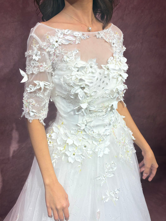 Alessia A-Line Wedding Dress - ReBridal Wedding Dress