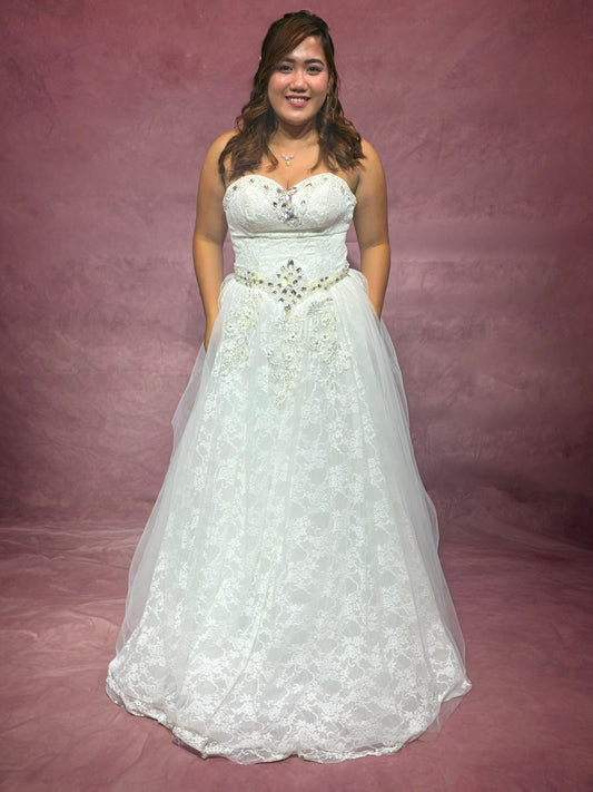 Amara Ball Gown Wedding Dress - ReBridal Wedding Dress