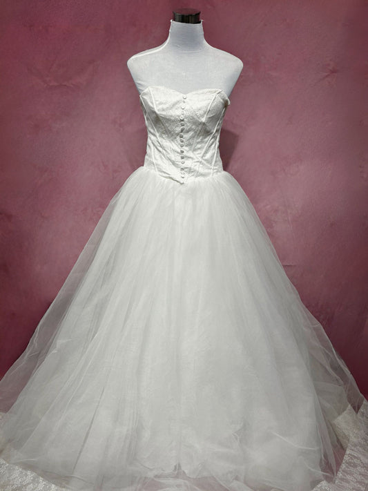Melina Ball Gown Wedding Dress - ReBridal Wedding Dress