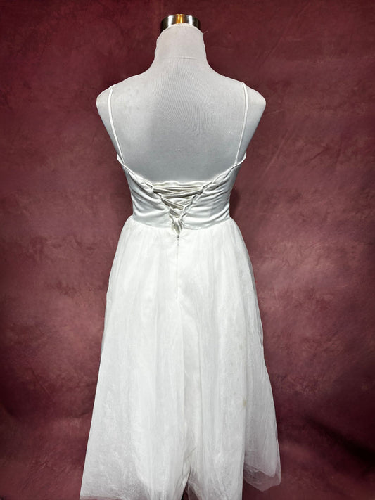 Priscilla Midi A-Line Wedding Dress - ReBridal Wedding Dress