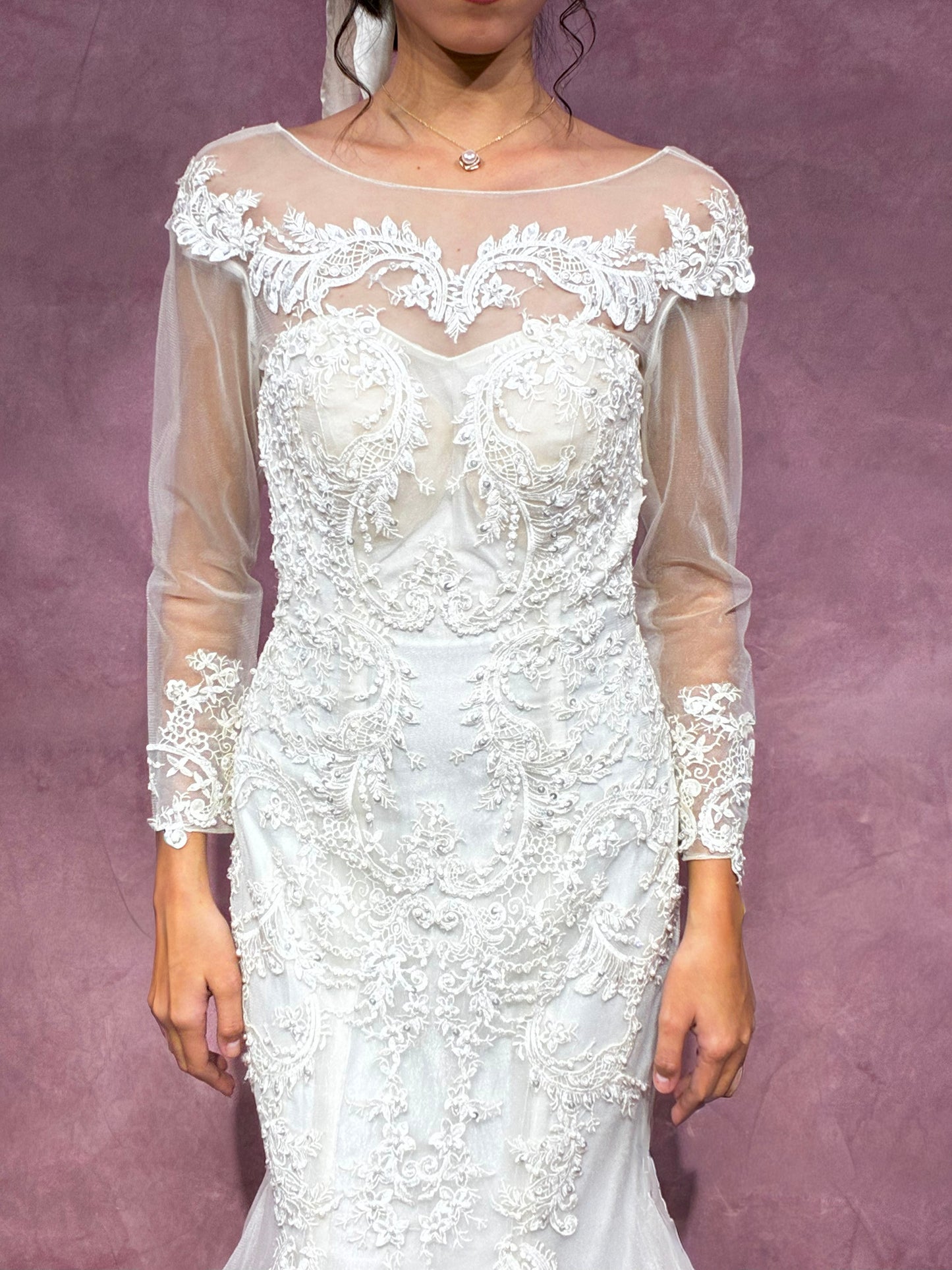Elara Fit & Flare Wedding Dress