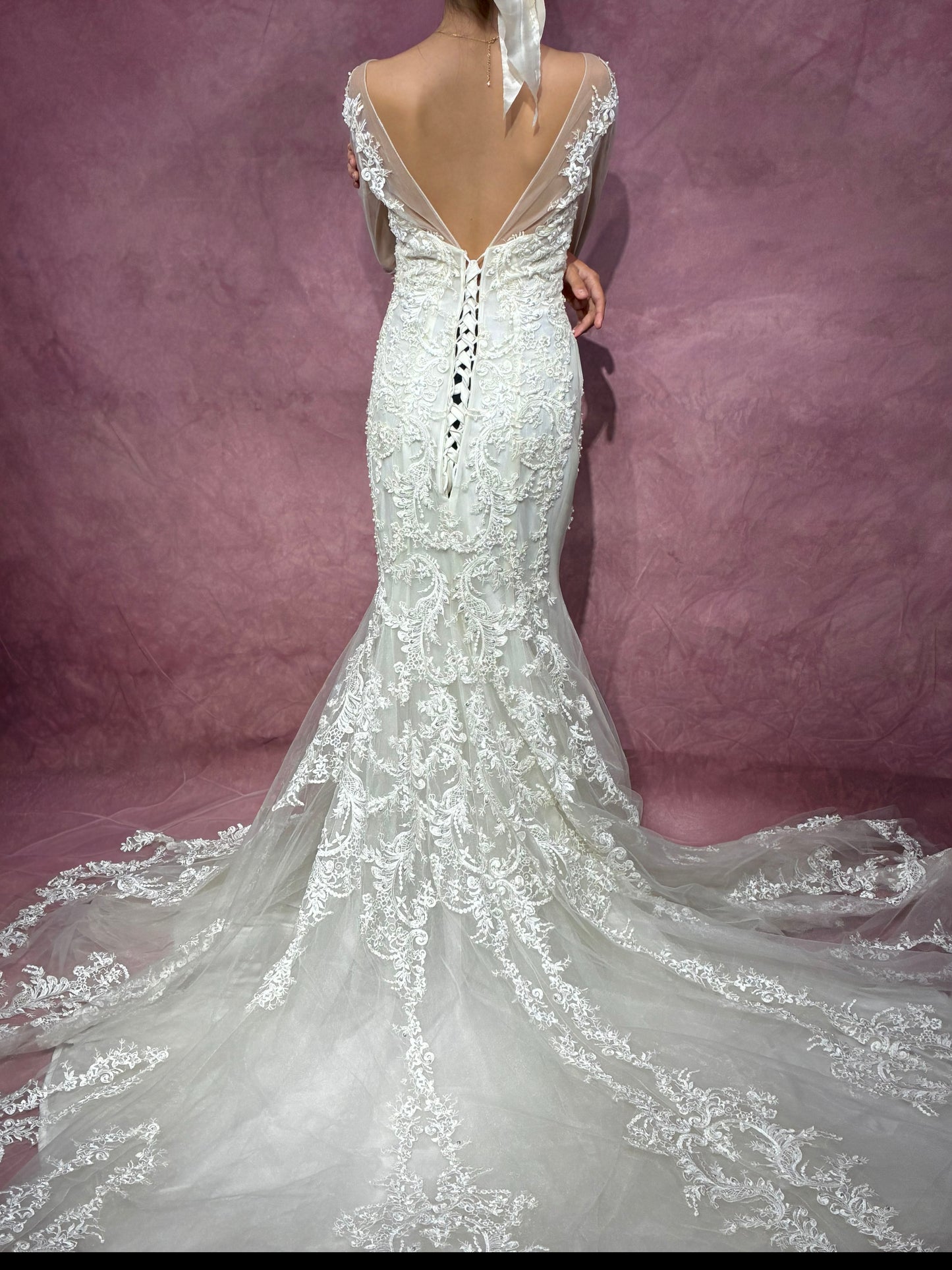 Elara Fit & Flare Wedding Dress