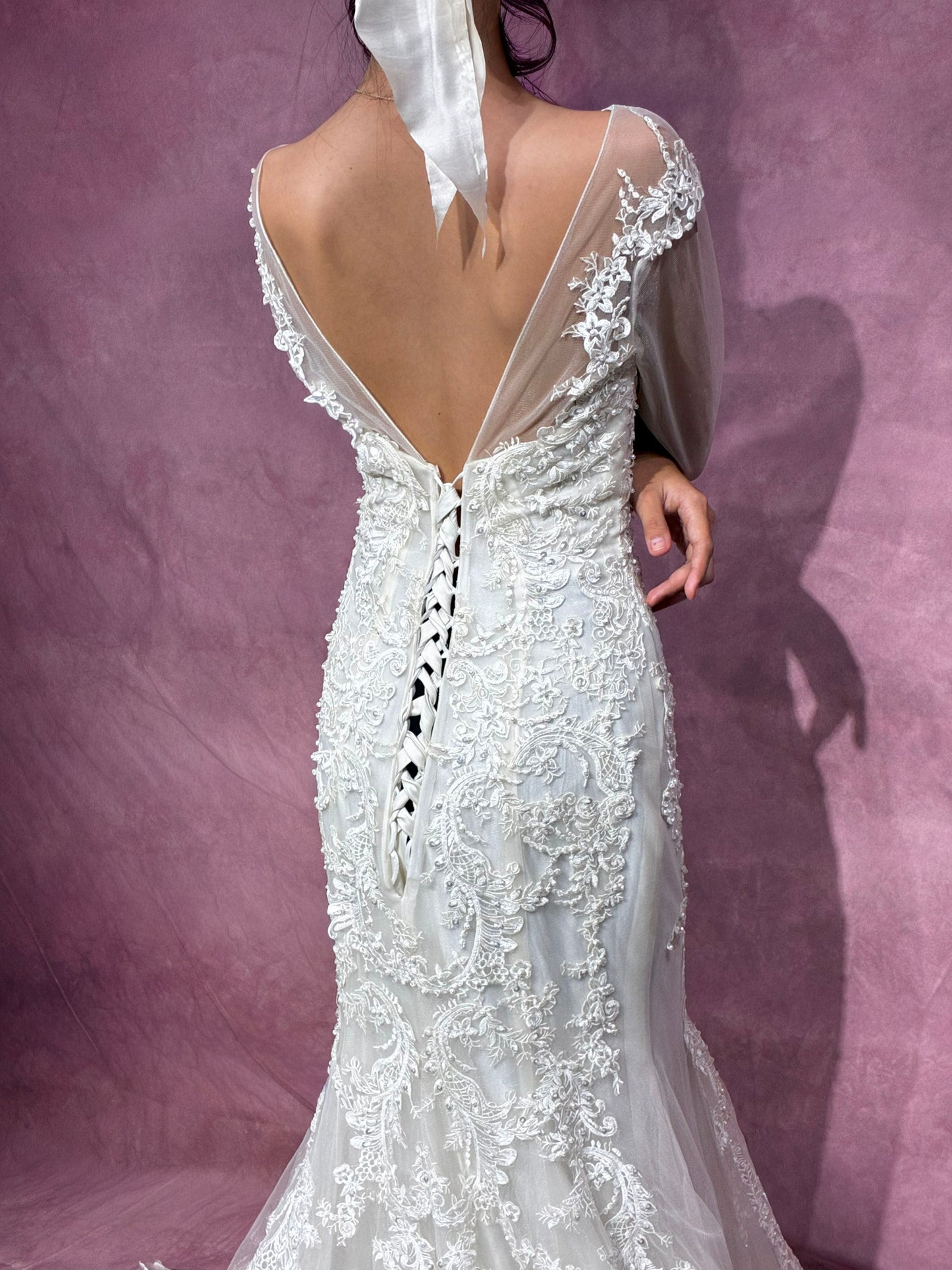 Elara Fit & Flare Wedding Dress
