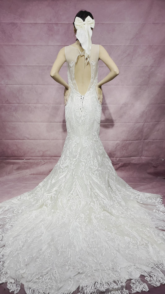 Noelle Fit & Flare Mermaid Wedding Dress