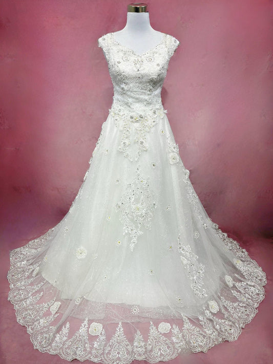 Eden A-Line Wedding Dress - ReBridal Wedding Dress