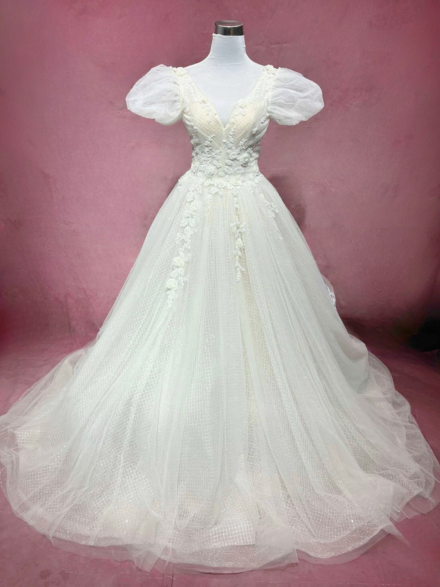 Celine A-Line Wedding Dress - ReBridal Wedding Dress
