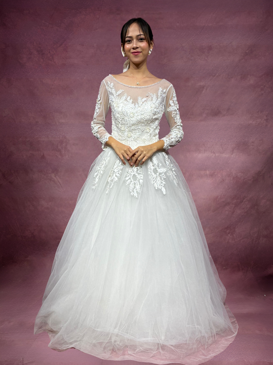 Monroe A-Line Wedding Gown
