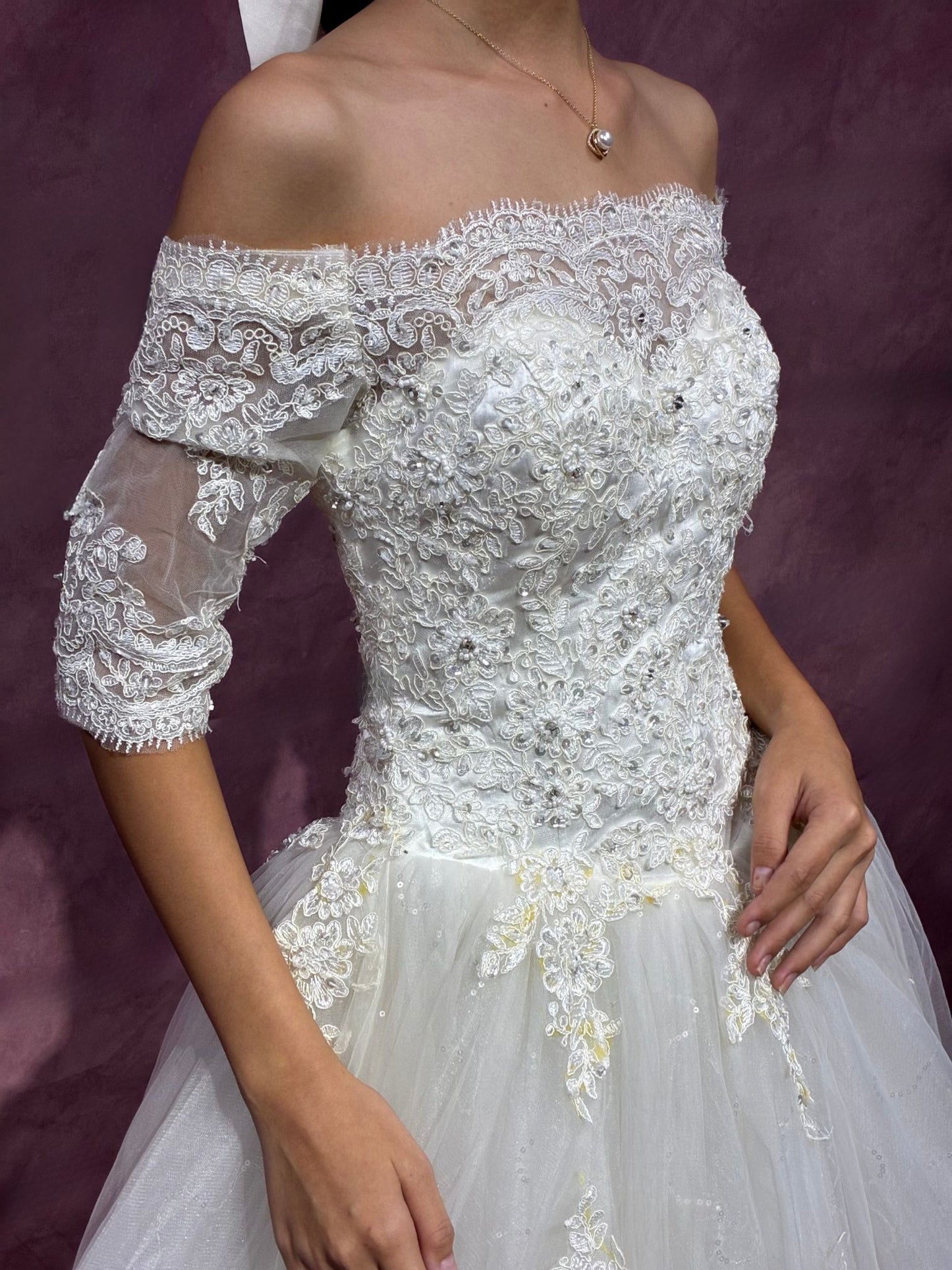 Nicolette A-Line Wedding Gown
