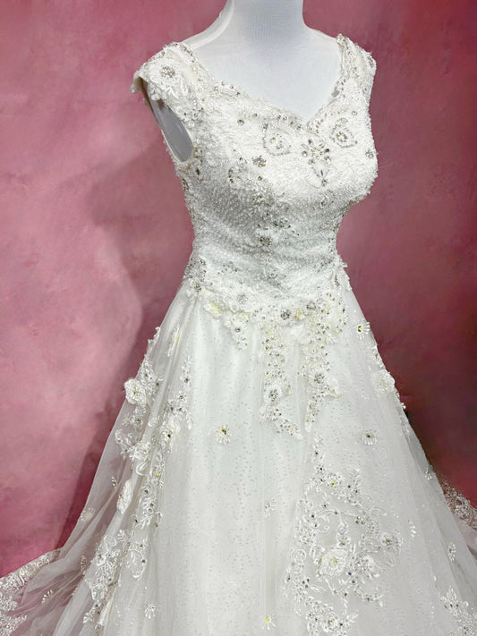 Eden A-Line Wedding Dress - ReBridal Wedding Dress