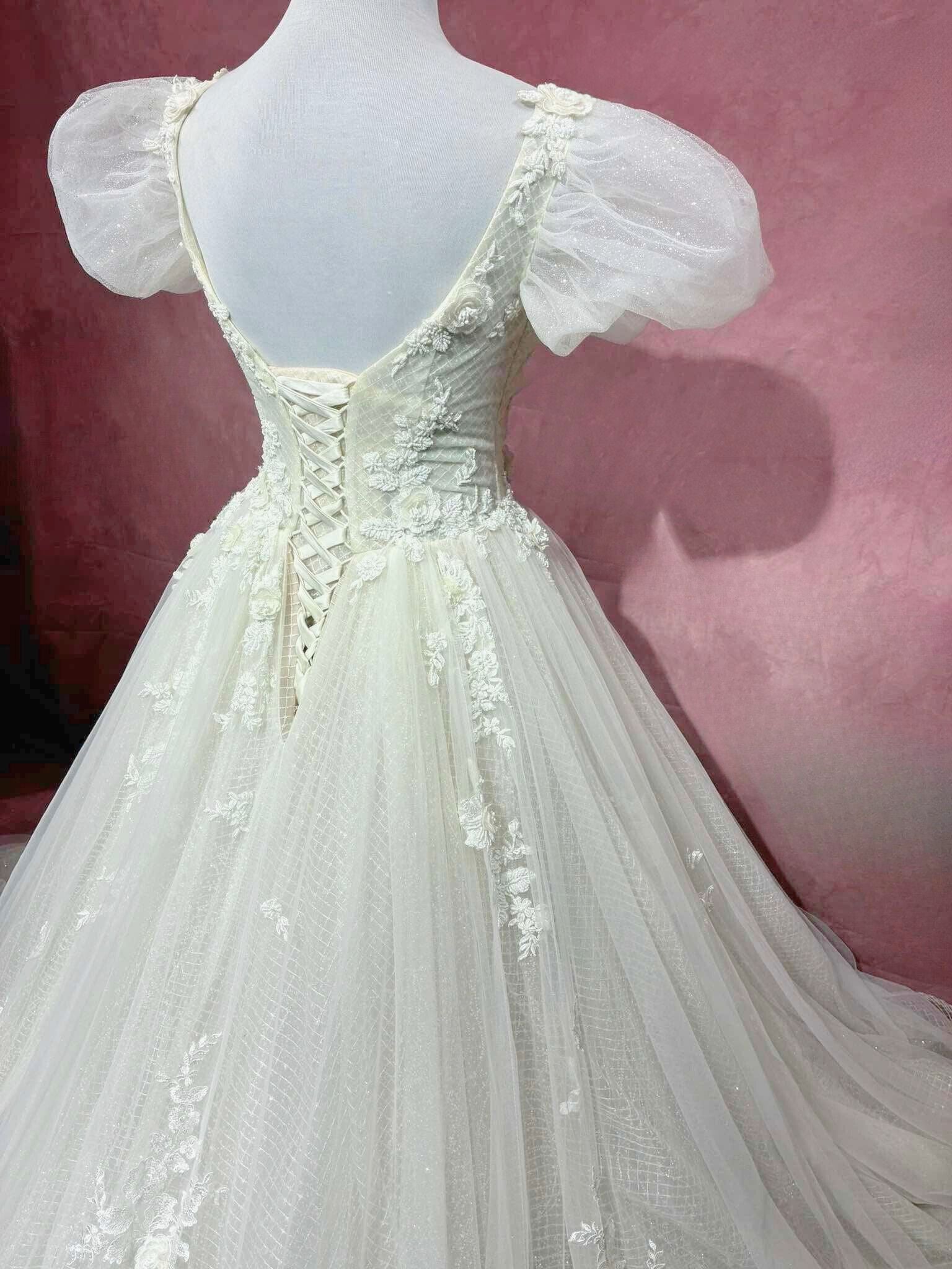 Celine A-Line Wedding Dress - ReBridal Wedding Dress