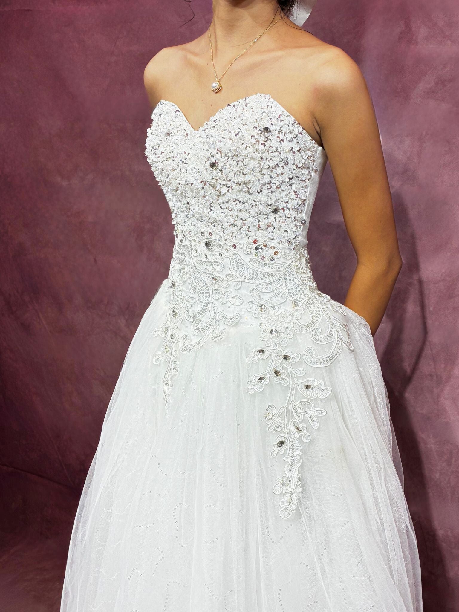 Jasmina A-Line Wedding Dress - ReBridal Wedding Dress