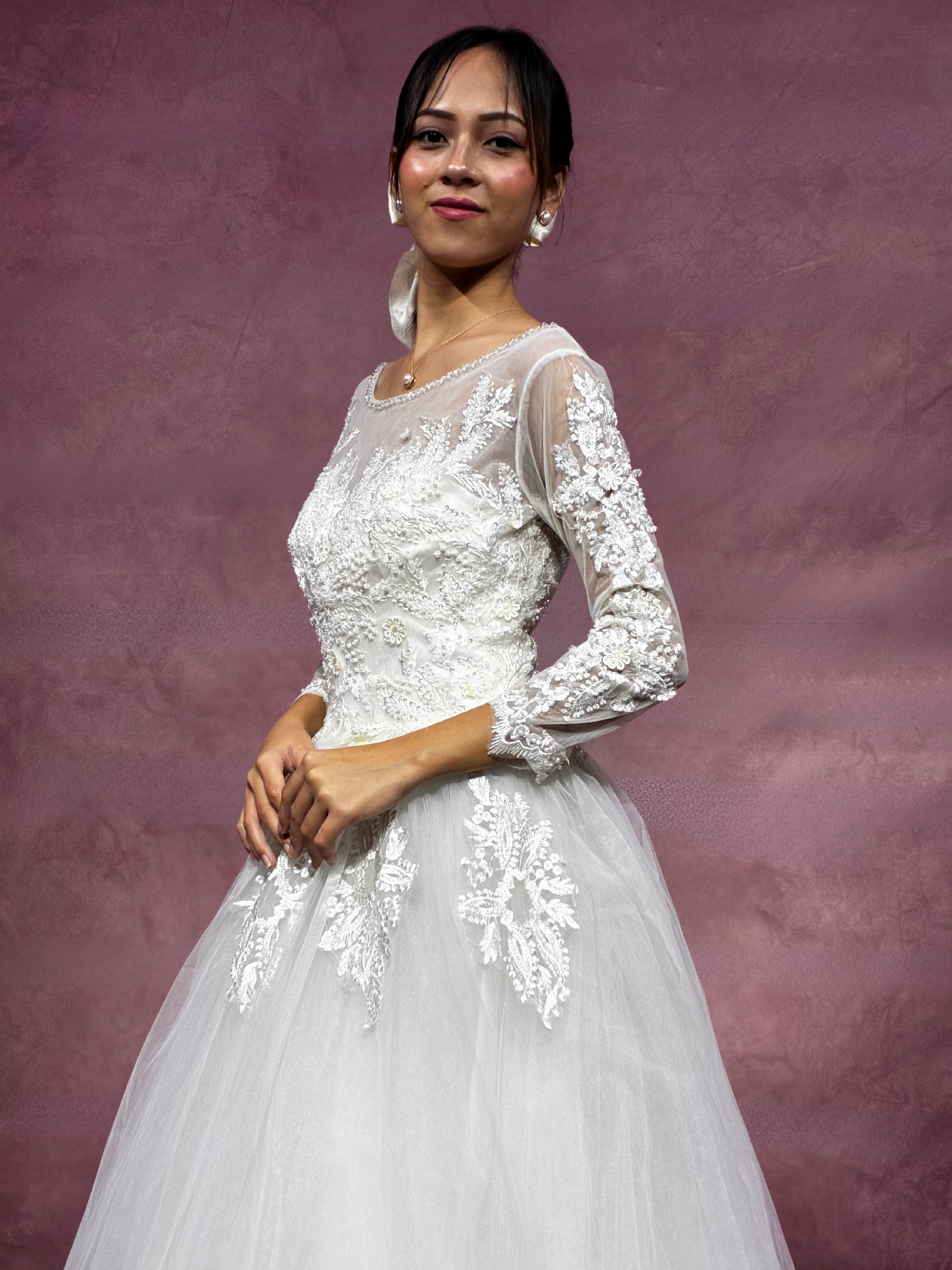 Monroe A-Line Wedding Gown