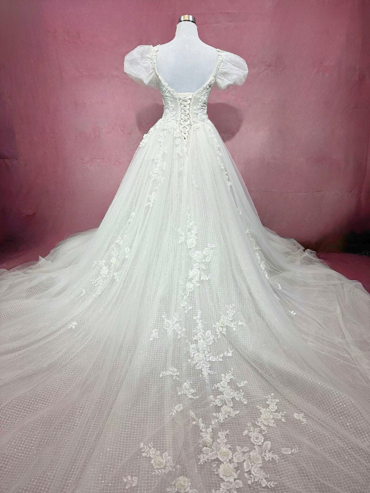 Celine A-Line Wedding Dress - ReBridal Wedding Dress