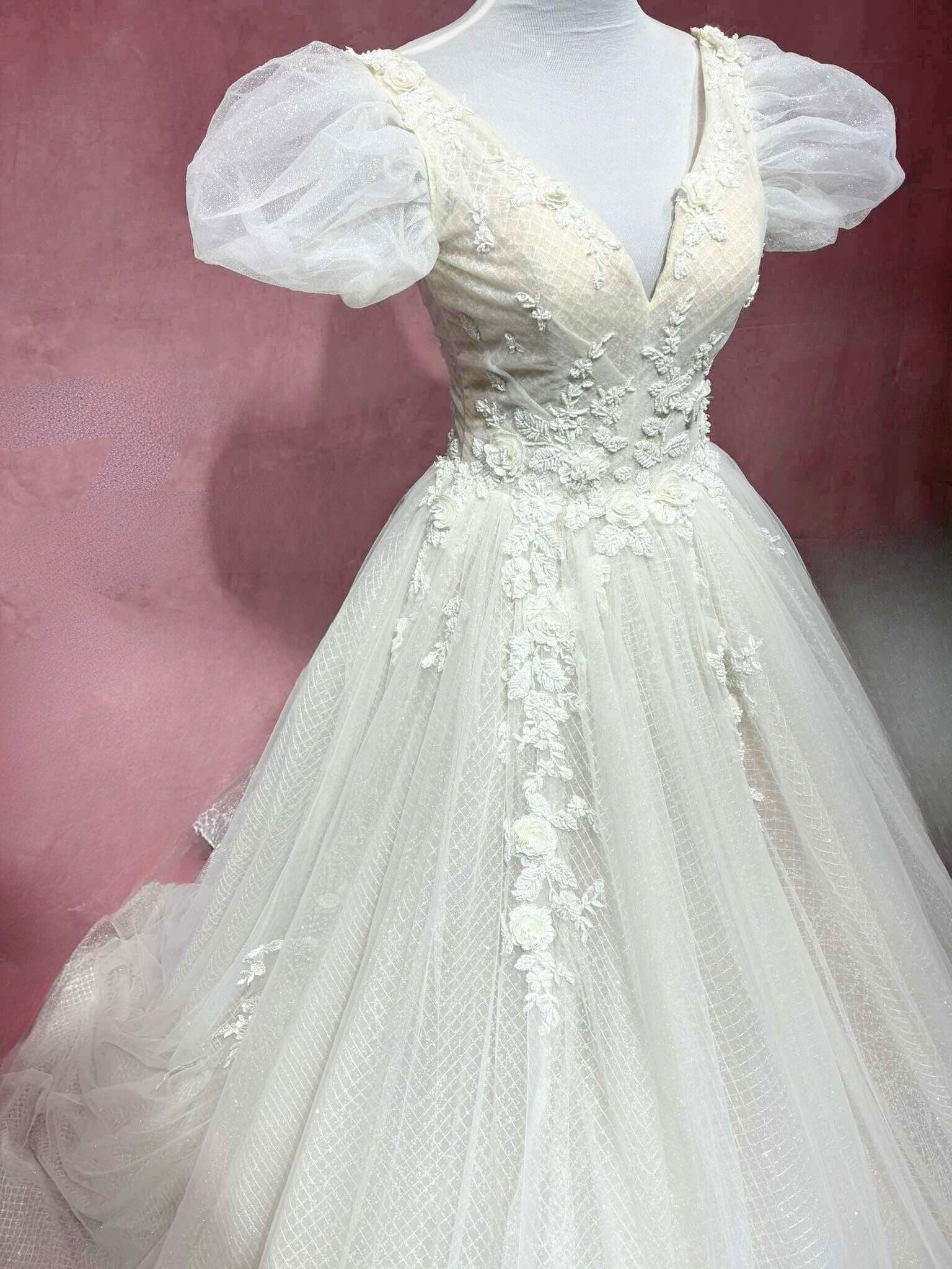 Celine A-Line Wedding Dress - ReBridal Wedding Dress