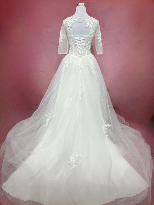 Coraline A-Line Wedding Dress - ReBridal Wedding Dress