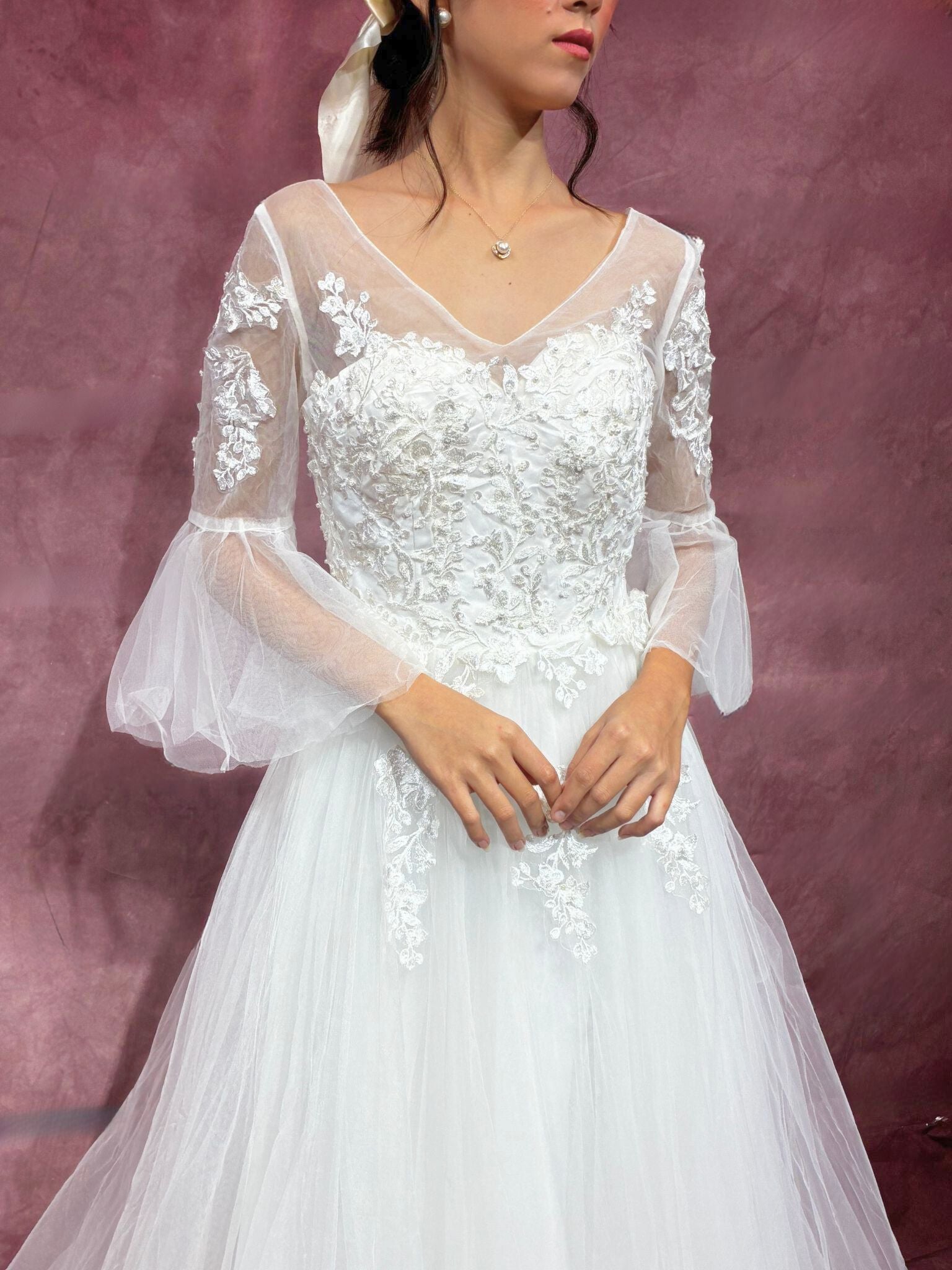 Harper A-Line Wedding Dress - ReBridal Wedding Dress