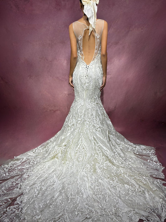 Noelle Fit & Flare Mermaid Wedding Dress