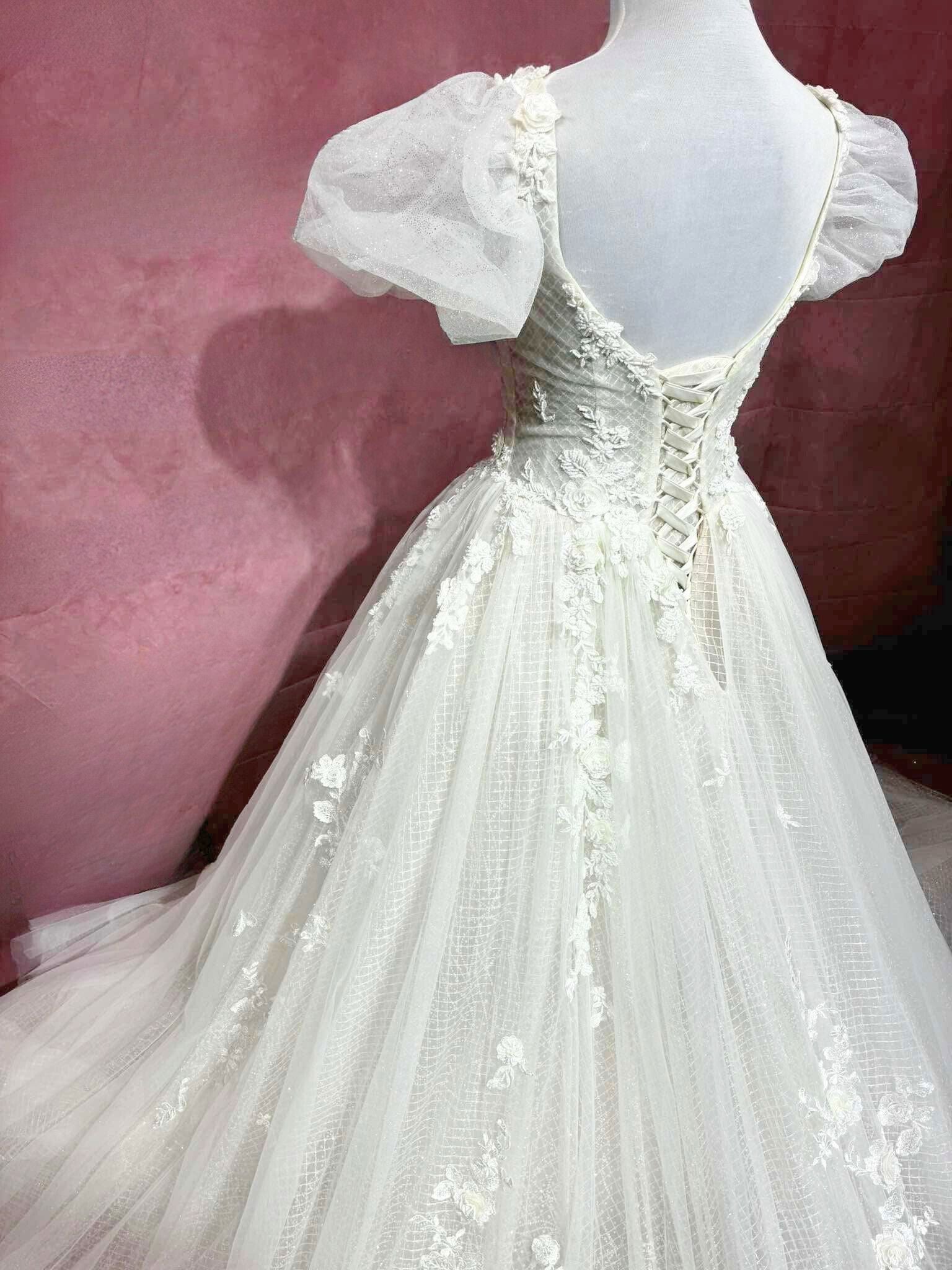 Celine A-Line Wedding Dress - ReBridal Wedding Dress