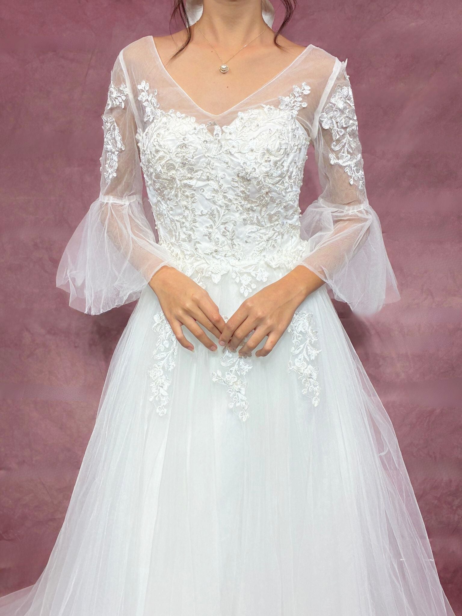 Harper A-Line Wedding Dress - ReBridal Wedding Dress