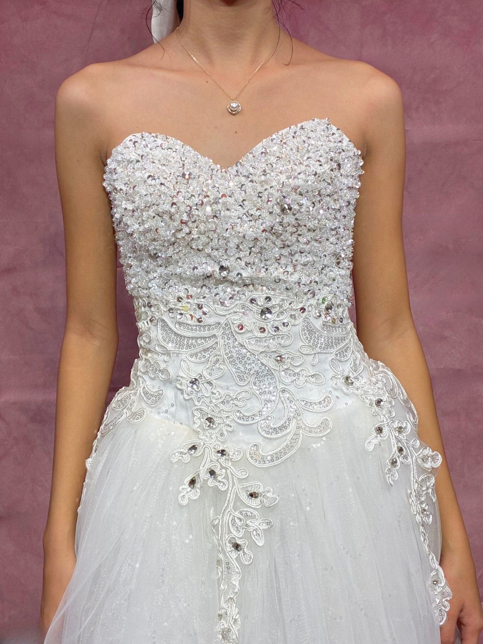 Jasmina A-Line Wedding Dress - ReBridal Wedding Dress