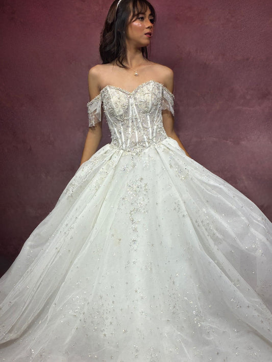 Aria Celestial Ball Gown Wedding Dress