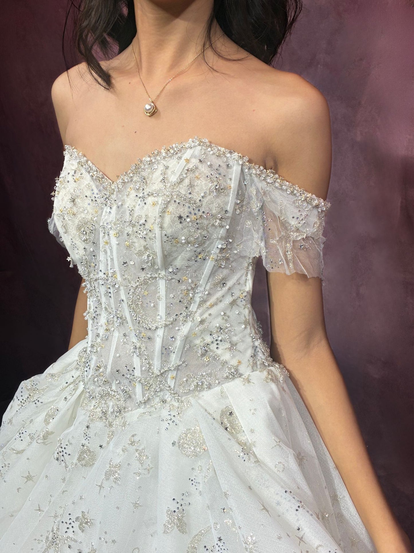 Aria Celestial Ball Gown Wedding Dress