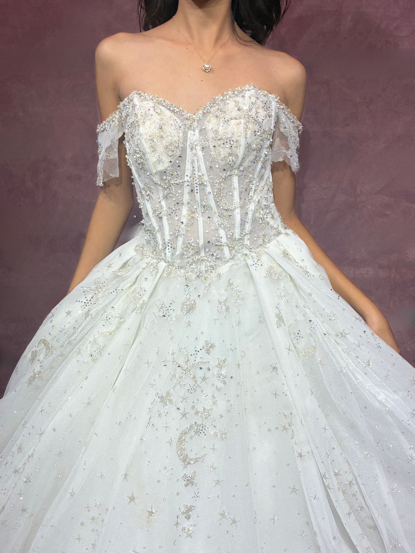 Aria Celestial Ball Gown Wedding Dress