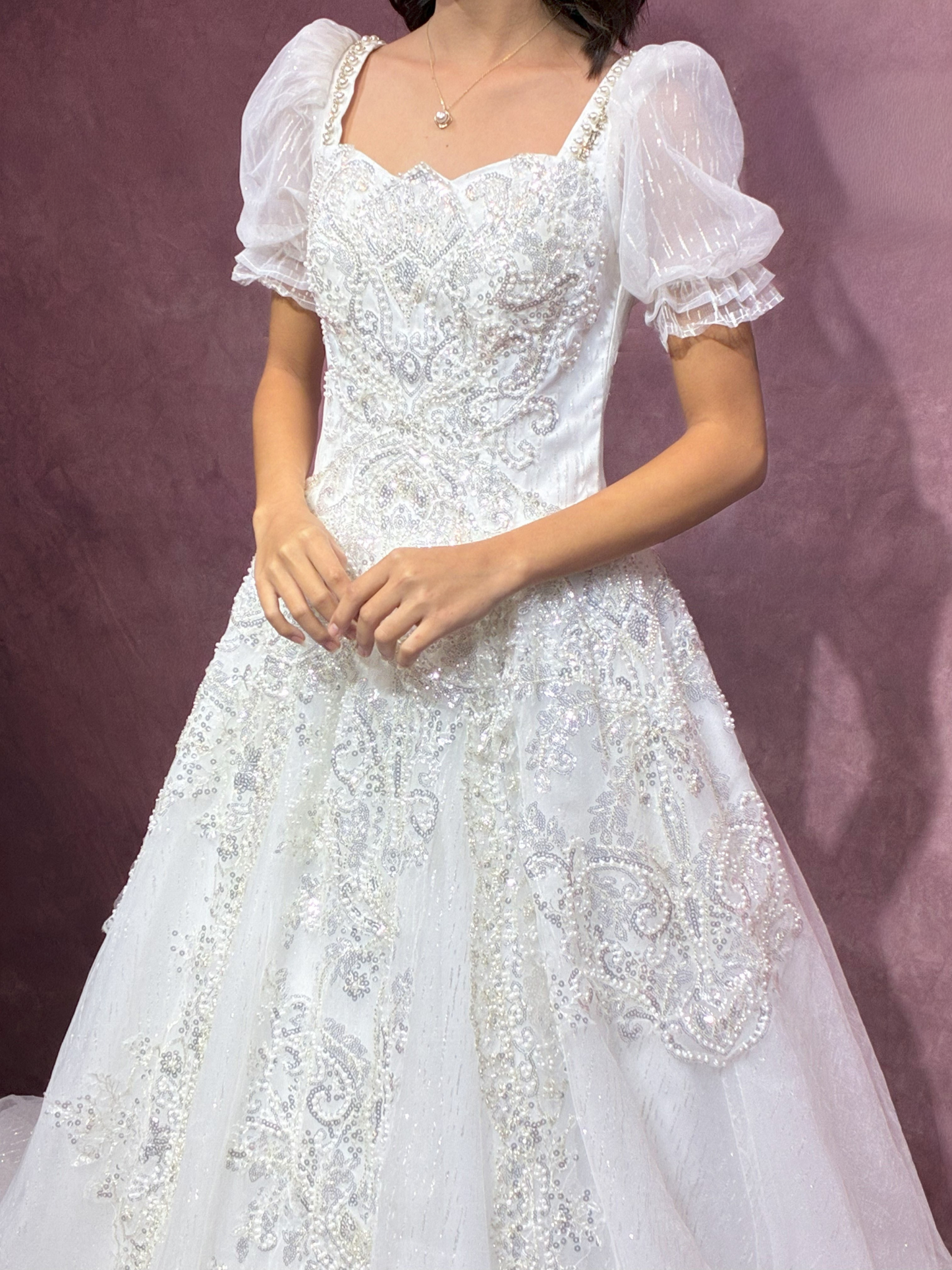 Azaria A Line Wedding Dress