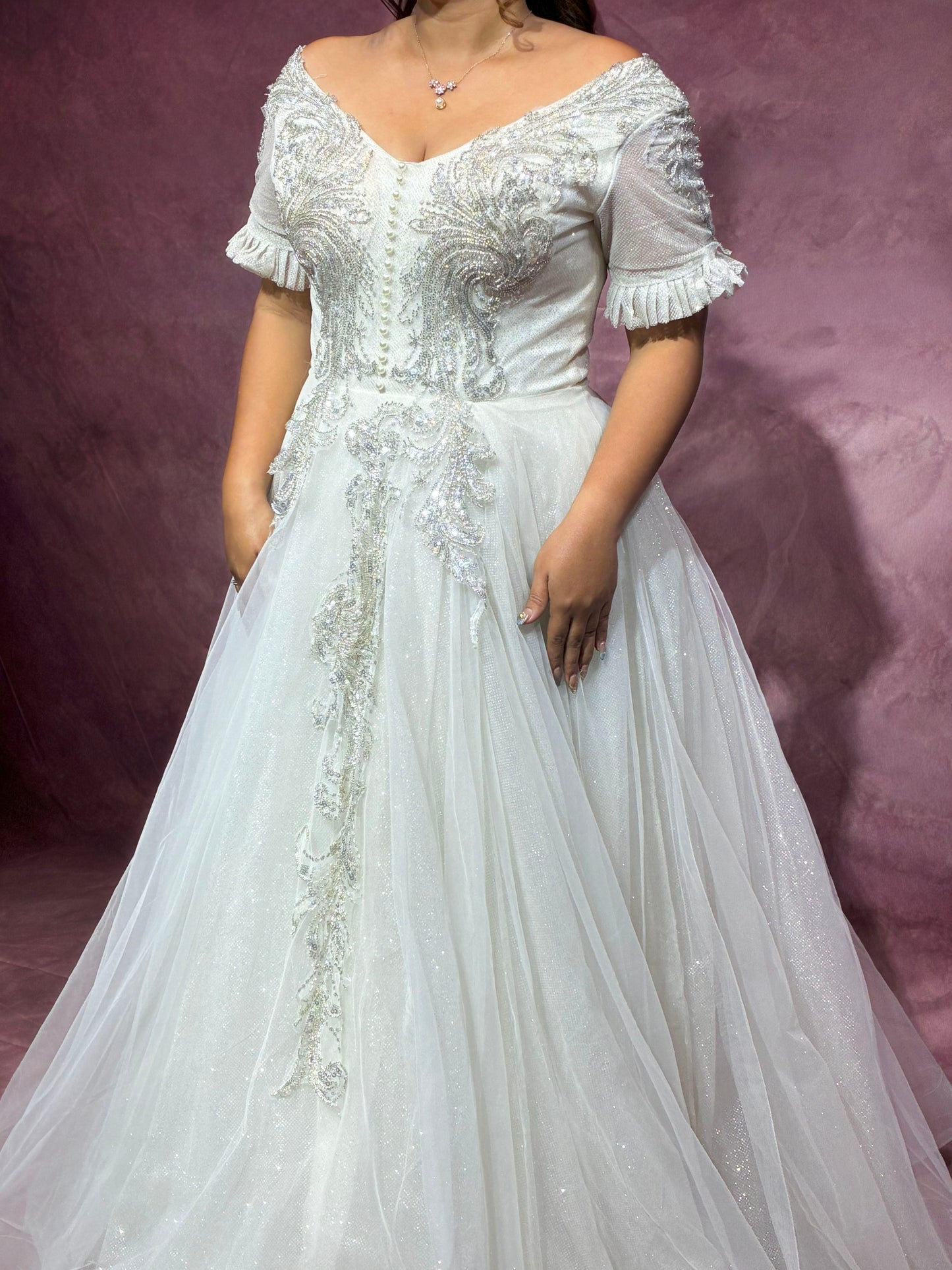 Cosette A Line Wedding Dress