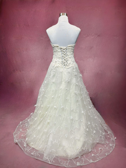 Olympia A-Line Wedding Dress - ReBridal Wedding Dress
