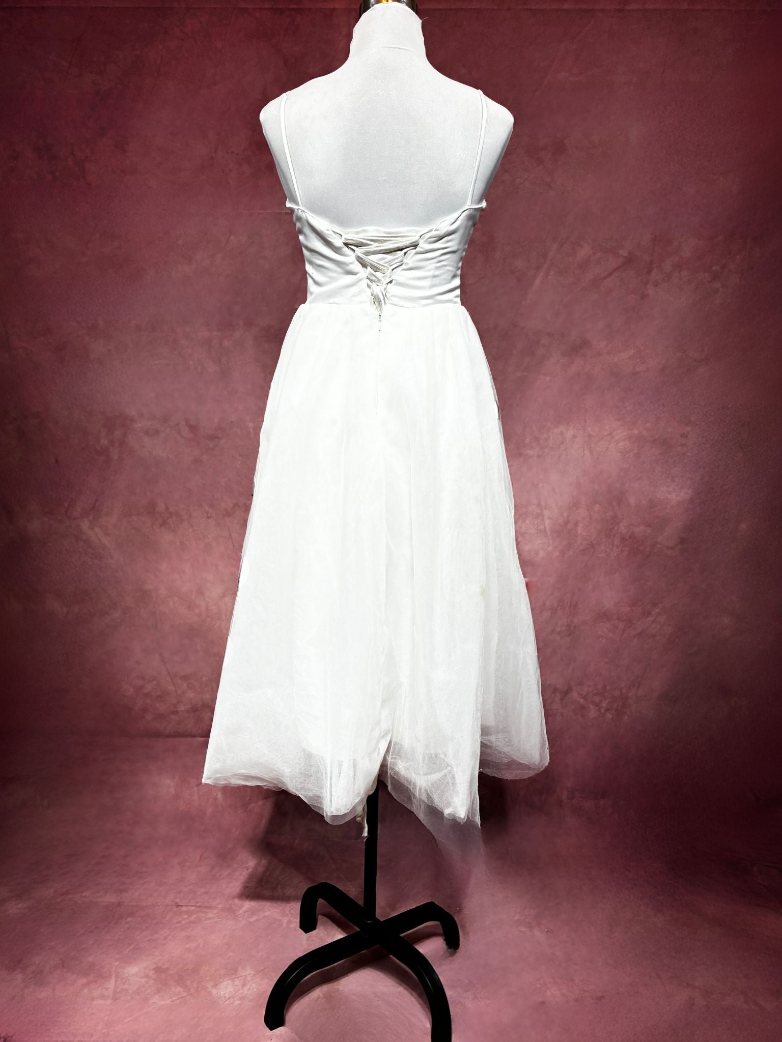 Priscilla Midi A-Line Wedding Dress - ReBridal Wedding Dress