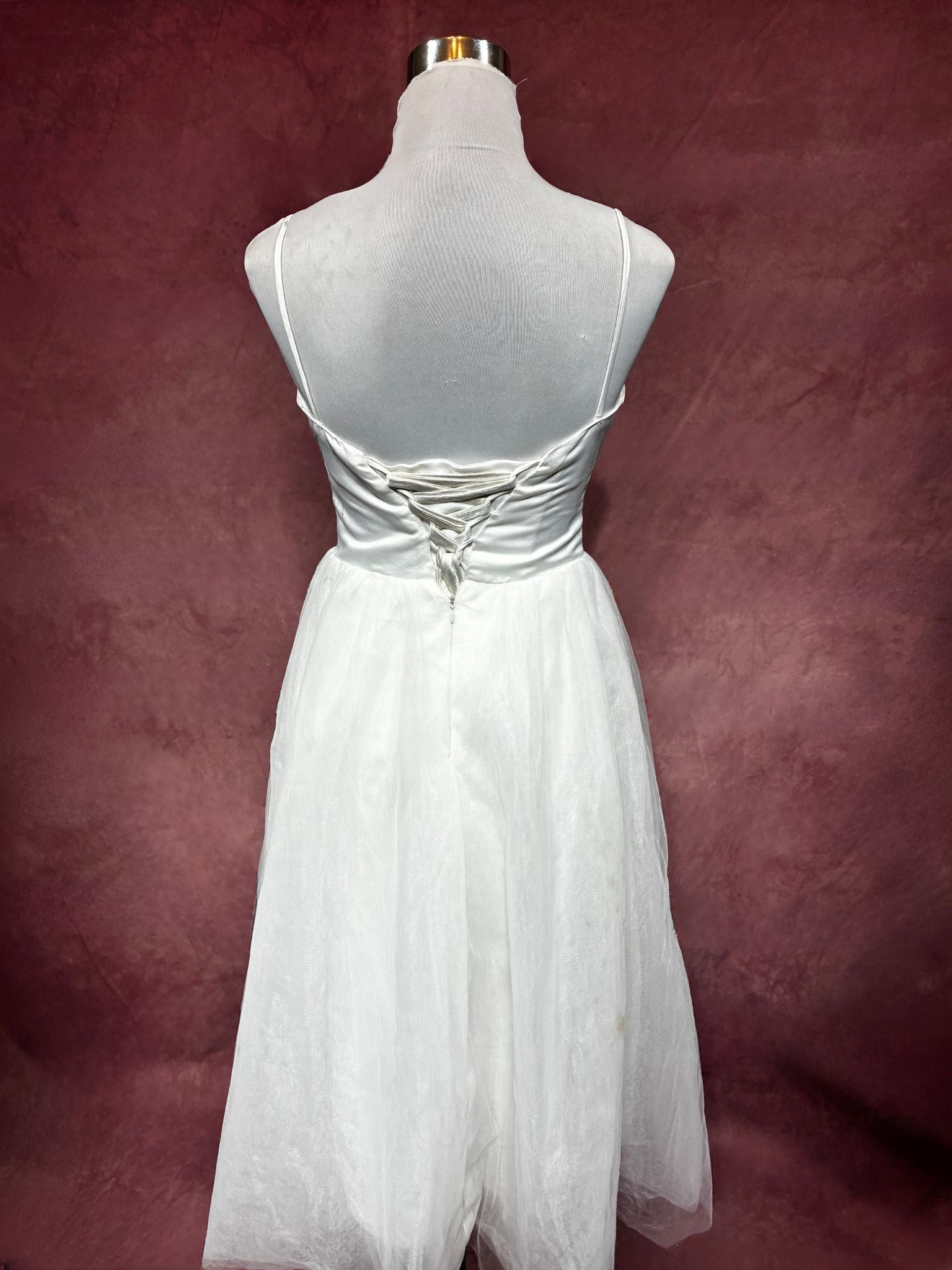 Priscilla Midi A-Line Wedding Dress - ReBridal Wedding Dress