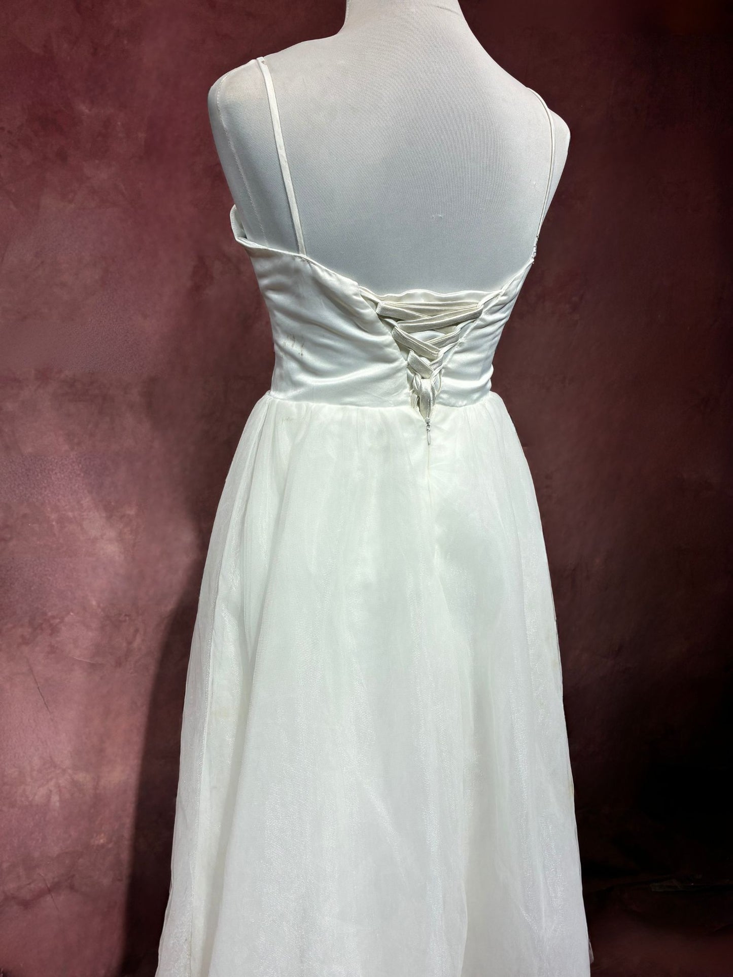 Priscilla Midi A-Line Wedding Dress - ReBridal Wedding Dress