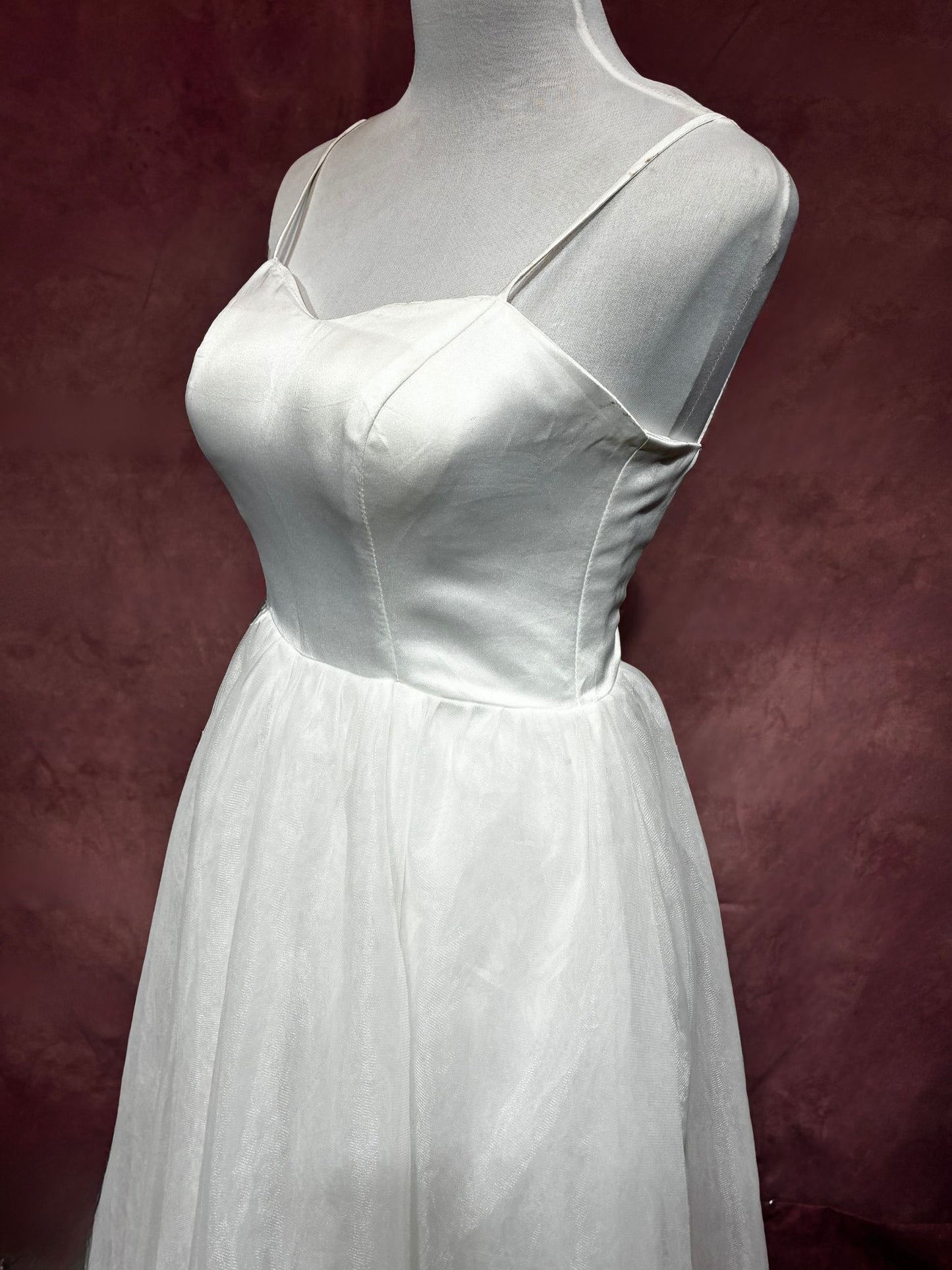 Priscilla Midi A-Line Wedding Dress - ReBridal Wedding Dress