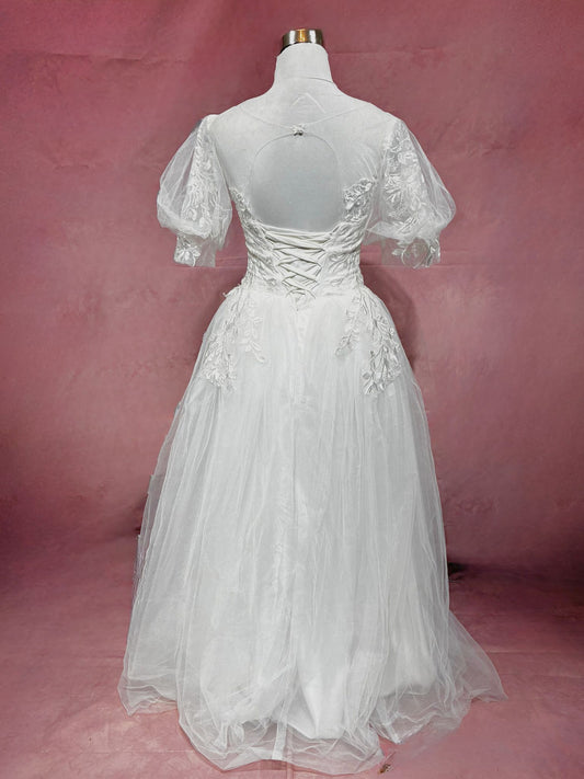 Rhea A-Line Wedding Dress - ReBridal Wedding Dress